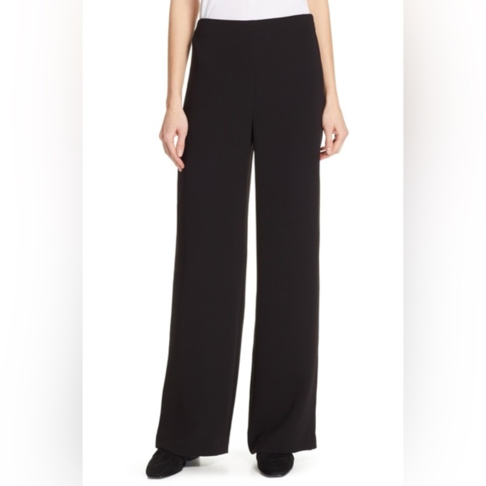 NWT $355 Theory Clean Wide Leg Crepe Pants Sz 6
